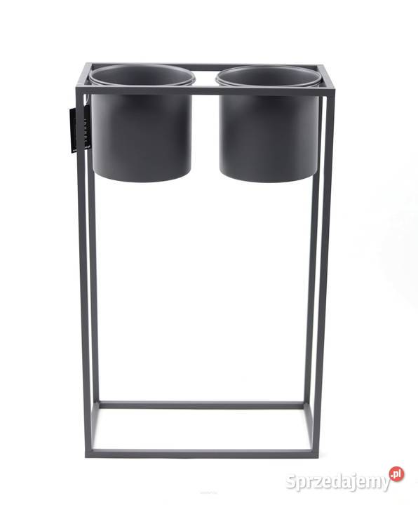 Kwietnik Metalowy Stojak z donicami 80x50 LOFT Sobienie-Jeziory