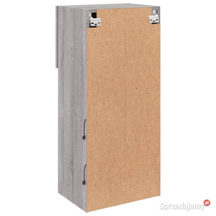 Szafka TV z LED szary dąb sonoma 405x30x90 mazowieckie Warszawa