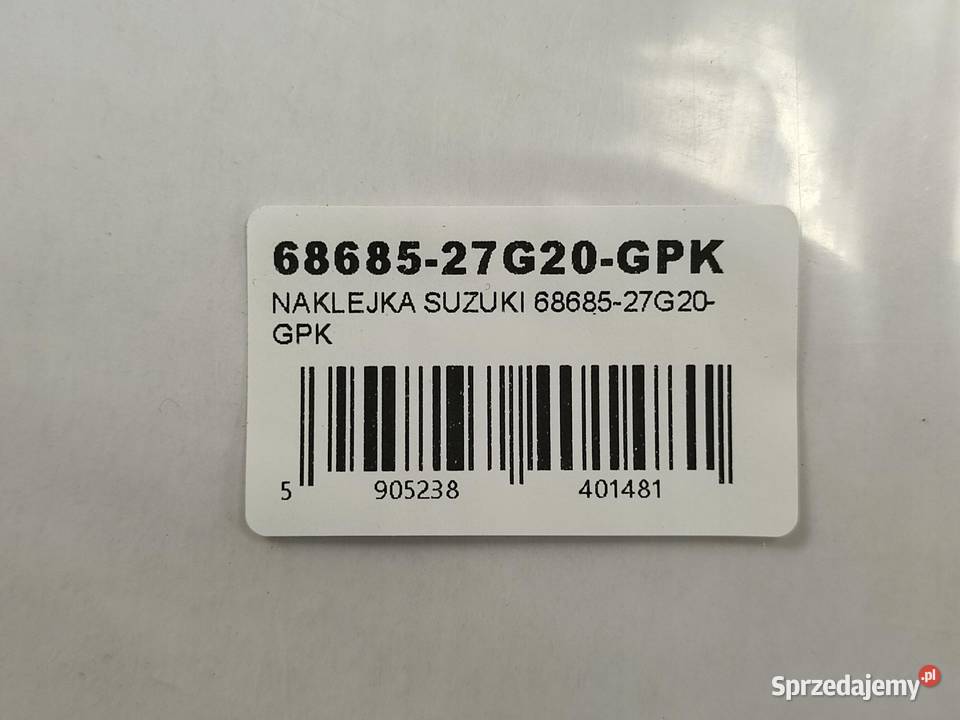 NAKLEJKA VSTROM PRAWY BOCZEK SUZUKI DL650 VSTROM osobowe lubelskie sprzedam