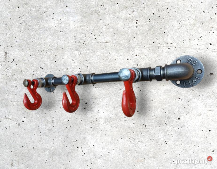 Wieszak industrialny wieszak loft wieszak Kołobrzeg