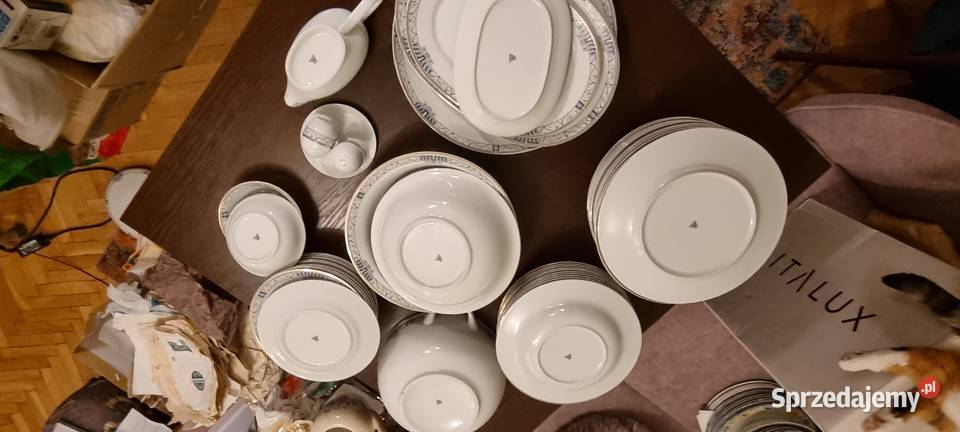 Serwis obiadowy porcelanowy 12 osób Karolina mazowieckie Warszawa
