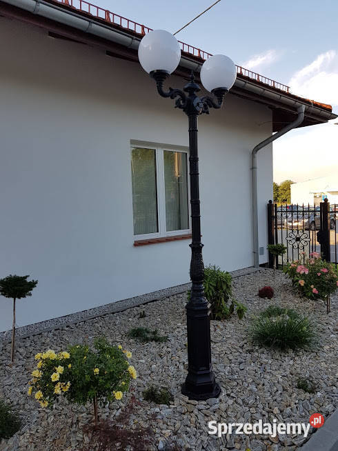 ogrodowa żeliwna lampa solidna oświetlenie Altany i wiaty Altany i wiaty Gołdap