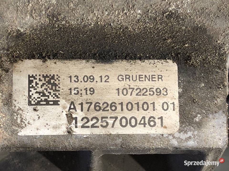 SKRZYNIA BIEGÓW MERCEDES W246 2463601200 16 122 osobowe