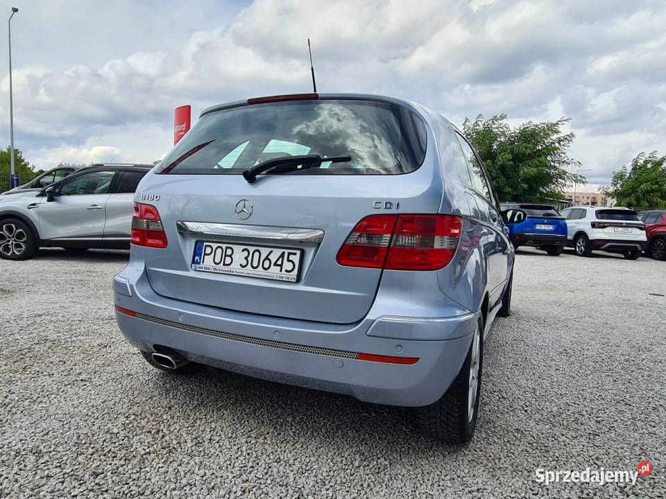 Mercedes B 180 Klimatronik 2xPDC Kamera Półskóry czujnik parkowania Wągrowiec