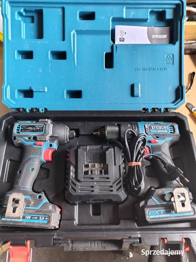 Zestaw elektronarzędzi Erbauer śląskie Zawiercie