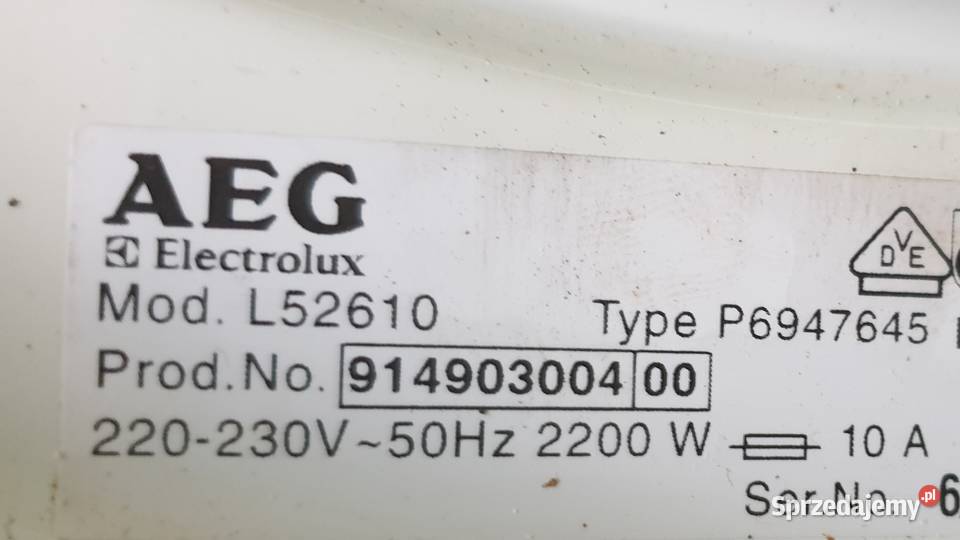 Pompa odpływowa do pralki AEG Lavamat dolnośląskie Strzegom sprzedam