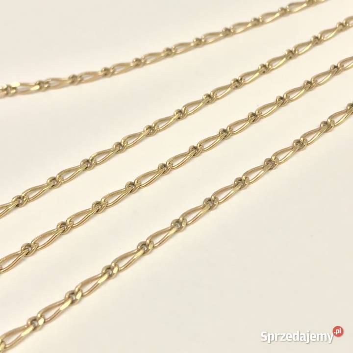 Złoty ŁAŃCUSZEK NASZYJNIK damski 14K wisiorek Warszawa