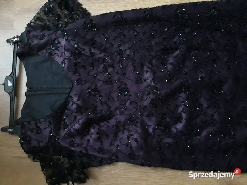 Suknia na bogatoluksusowa z rękawem śląskie Sosnowiec