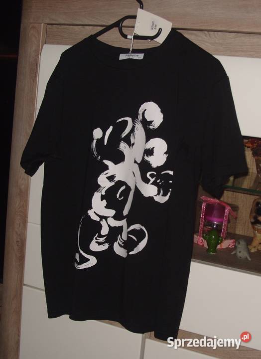tshirt czarny z Myszką MIKI r SML FASHONBEST Rawicz