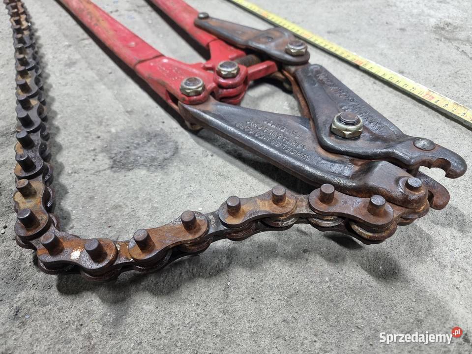 Nożyce do cięcia rur łańcuchowe masywne Lwówek