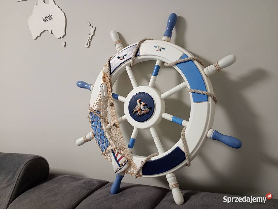 Ster drewniany duża ozdoba ścienna Łoniów