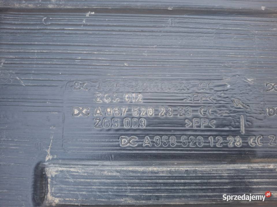 MERCEDES ATEGO OSŁONA PŁYTA POD SILNIK lubuskie Bieleń sprzedam