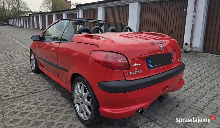 Peugeot 206 CC 16 Automat Skóra Grzane Fotele automatyczna Mysłowice