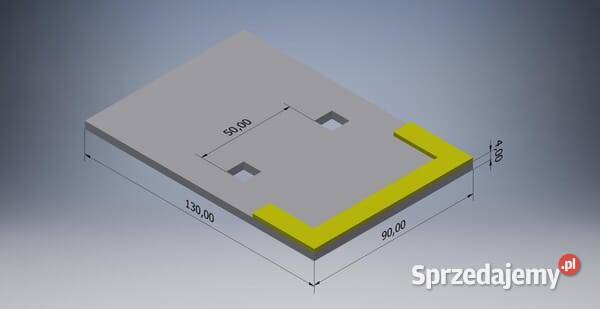 Skrobak wału z węglikiem spiekanym 130x90x4 mm Kamionna