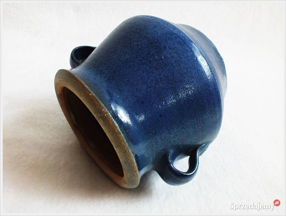H Schulze Dzbanek wazon ceramiczny z uchwytami Żary