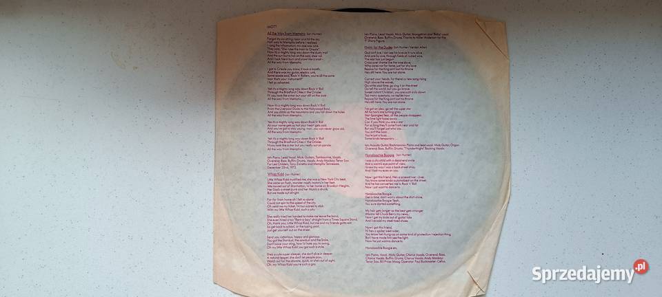 Mott The Hoople Mott 1973 1 Press CBS Gatefold Brwinów