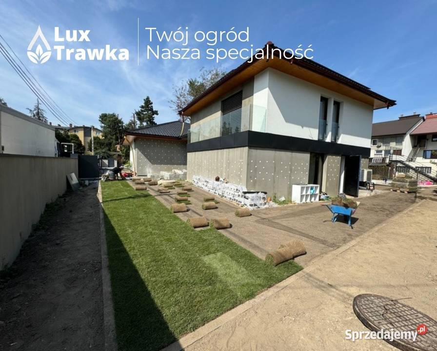 Trawa z rolki Trawa w rolce Przygotowanie Kraków sprzedam