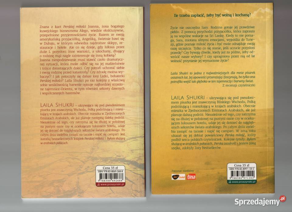 Laila Shukri kolekcja 6 książek w stanie miękka pomorskie Gdańsk