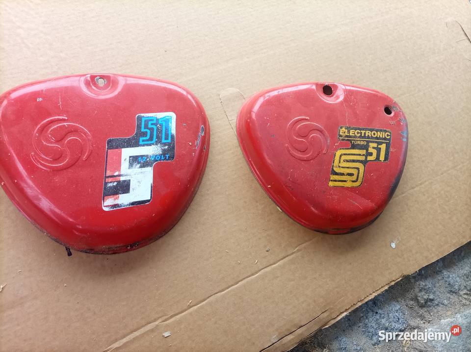 Osłony boczki Simson S51