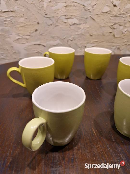 Filiżanki vintage 2 zielone nowe Lublin