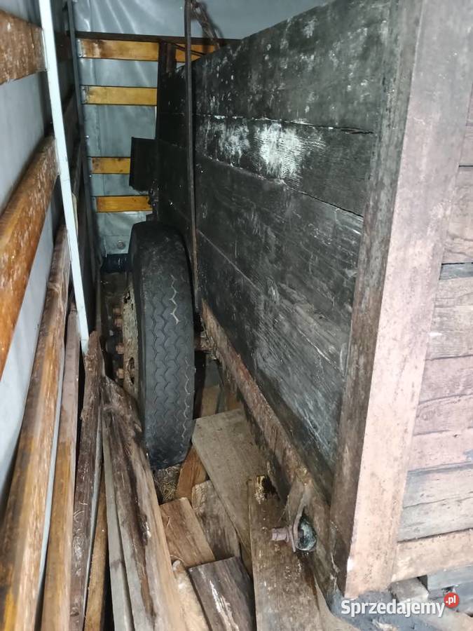 Przyczepa dwukołówka z kiprem sprzedam