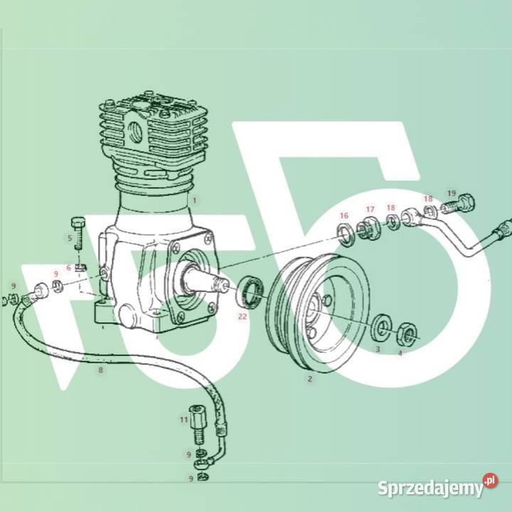 Sprężarka 4111415070 Wabco Kramp G199880010010 Wilkowo