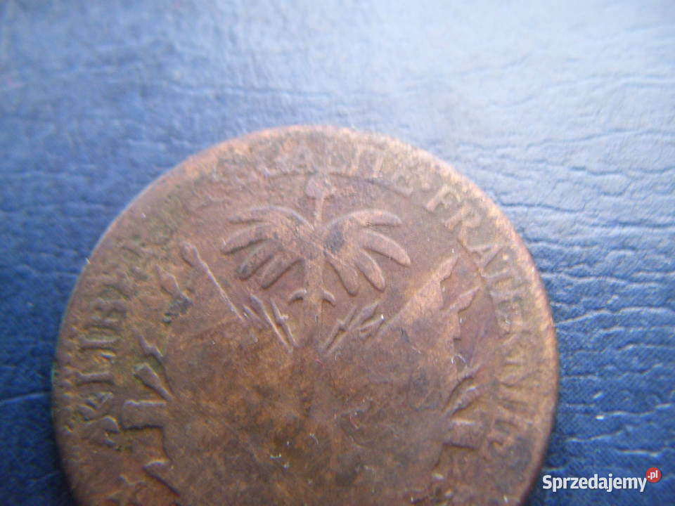 Stare monety 1 centym 1881 Haiti Numizmatyka Lesko