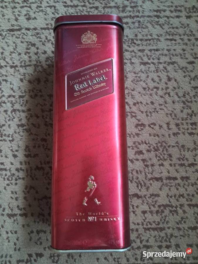 Puszka metalowa Johnnie Walker Gdańsk sprzedam