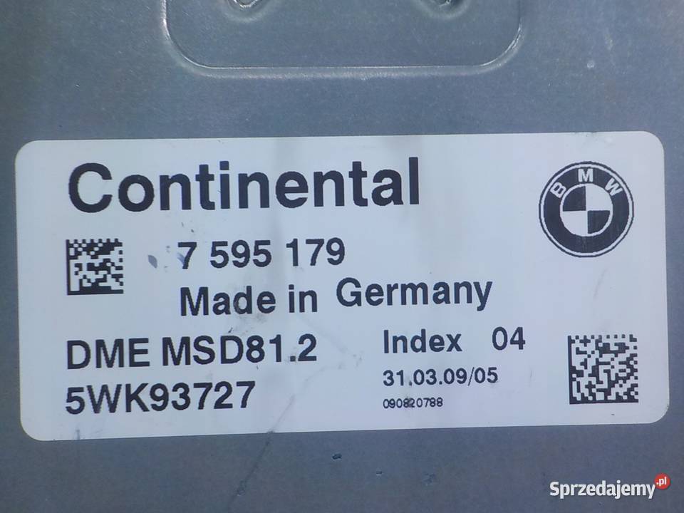 BMW E92 LIFT 20 B 09r 2D COUPE sterownik Suków