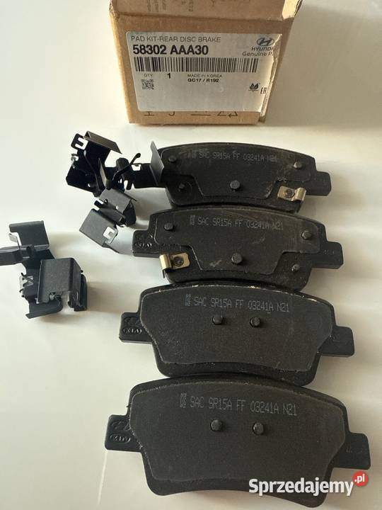 Oryginalne klocki hamulcowe Hyundai 58302AAA30 Oborniki sprzedam
