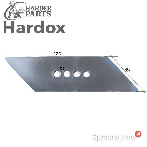 Dłuto 100hektarów HARDOX 50613L części do pługa nieuszkodzony Suwałki