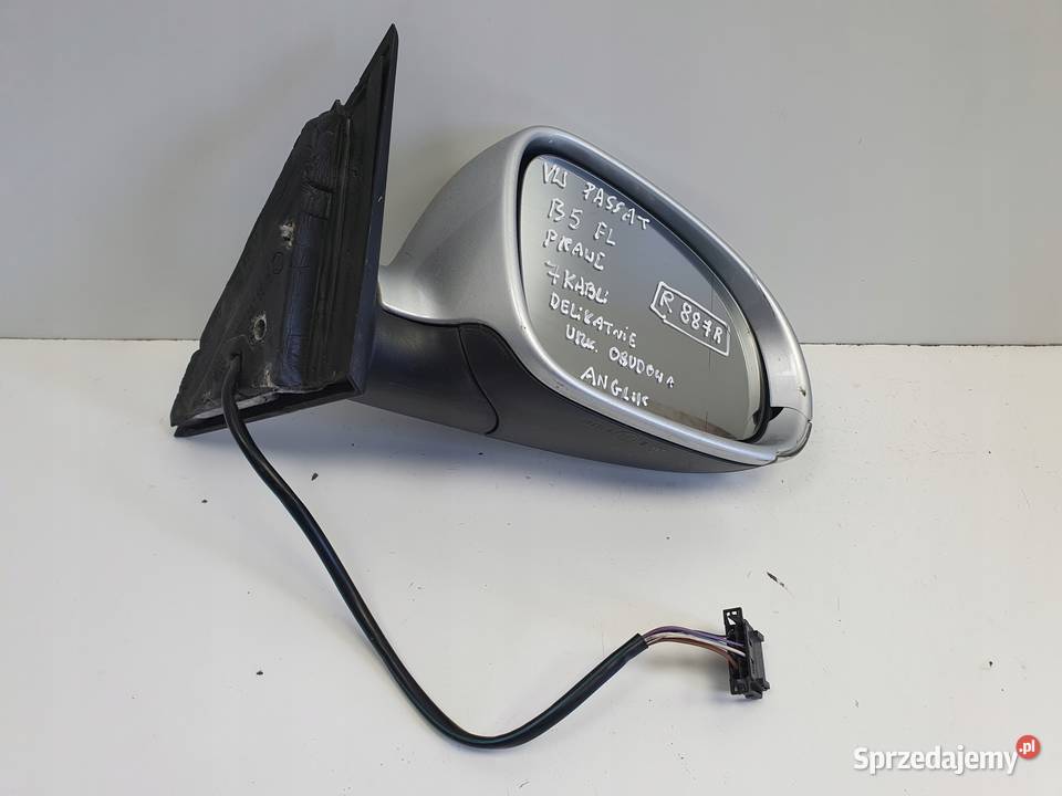LUSTERKO PRAWE VW Passat B5 lift PASAŻERA 7 Pin Chełm