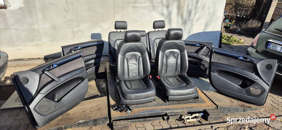 Fotele boczki wnętrze Audi Q7 4L dolnośląskie Bolesławiec