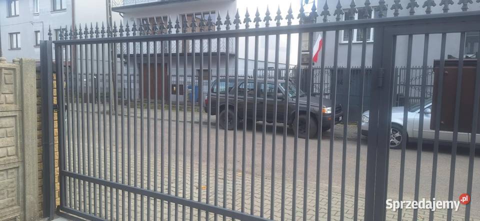 Brama z furtką przesuwna na sprzedaż RADOM