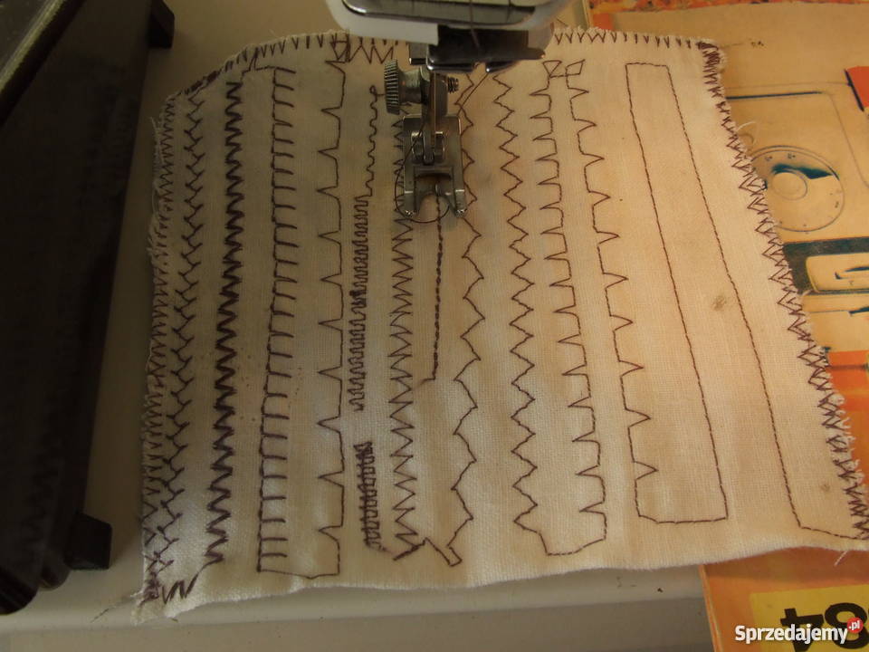 maszyna do szycia ŁUCZNIK 884 nowa sprawna z biały Dekoracje i ozdoby