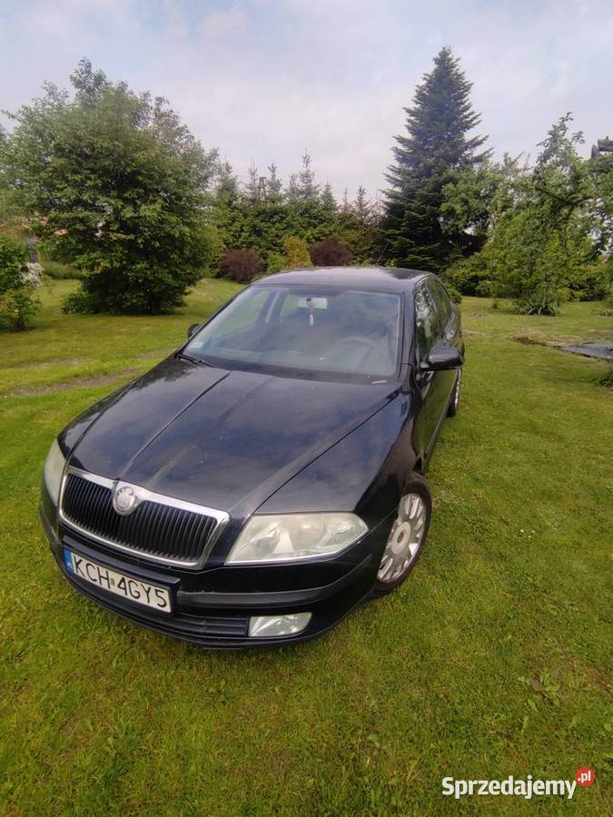 Skoda Octavia II 19tdi sedan 105 czarna 2005