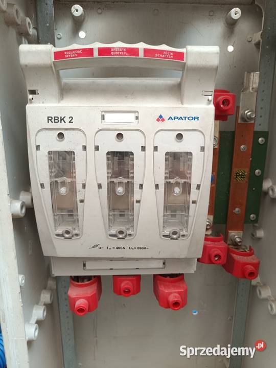 Rozdzielnica APATOR RBK2 400A przewody H07VK 150 Tychy