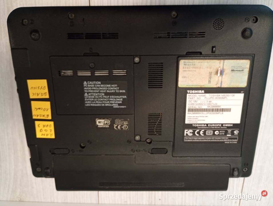 Laptop Toshiba 10 lubelskie