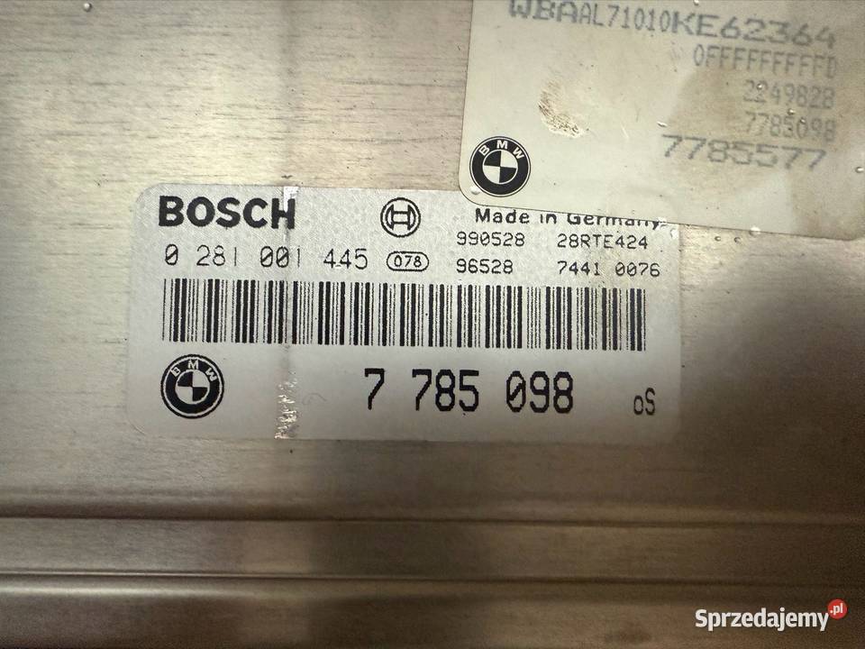 MODUŁ STEROWNIK 0 281 001 445 BMW E46 20D wielkopolskie Ostrów Wielkopolski sprzedam