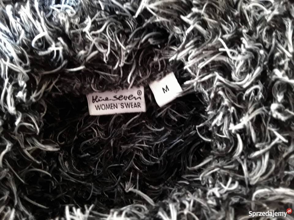 Sweter Puchatek z kapturem WOMENS WEAR rozmiar M szary/srebrny Swetry i golfy mazowieckie Warszawa