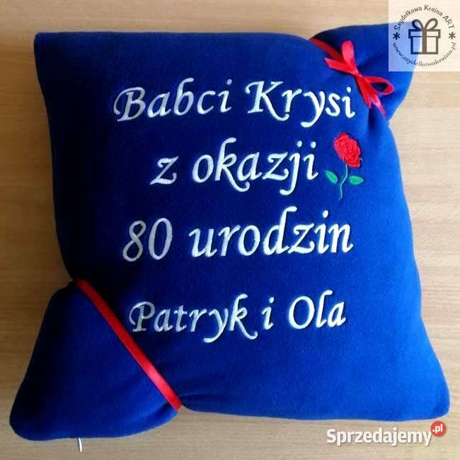 Prezent okrągłe 80 URODZINY osiemdziesiątkę Toruń