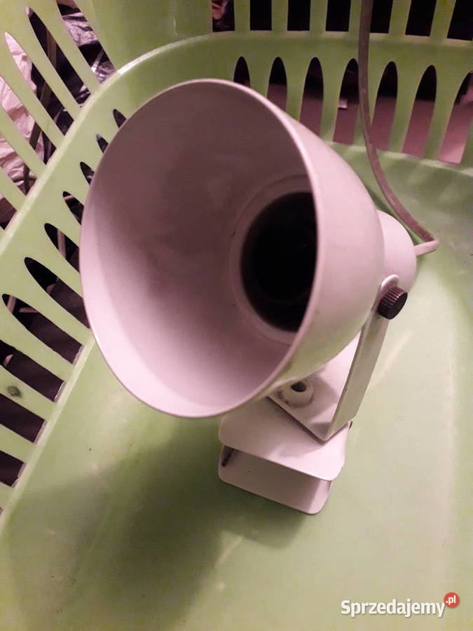 Lampa klips kinkiet metalowy oryginał prl Warszawa sprzedam