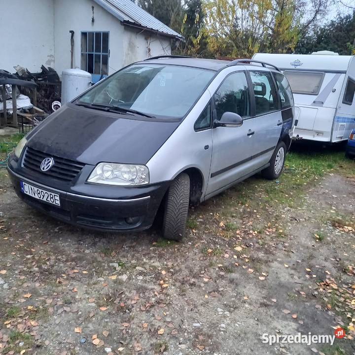 Vw Sharan 2005r 19 TDI 130 7osób klimatyzacja mazowieckie Stare Babice