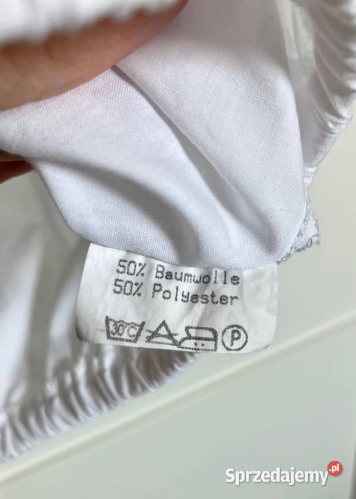 Nowa biała bluzka crop top Hess Frackmann Nisko