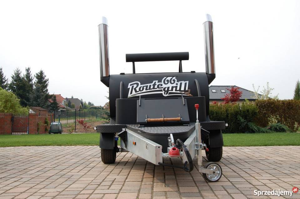 Przyczepa gastronomiczna Grill WędzBizon grill wielkopolskie