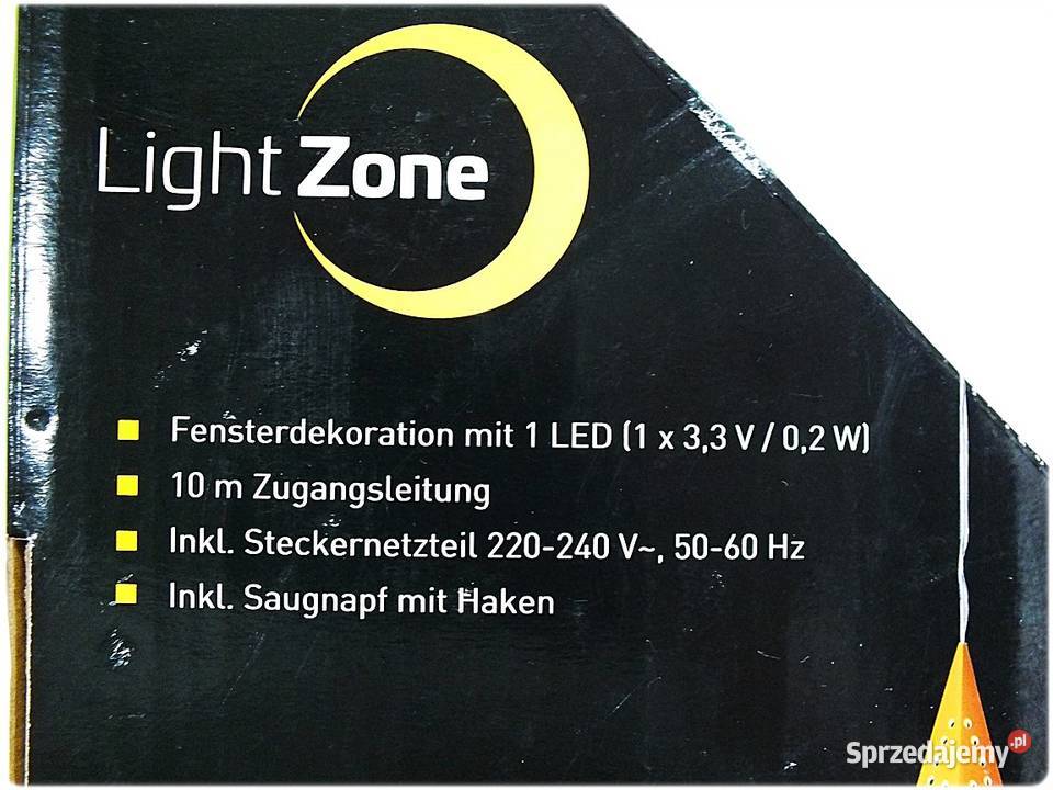 Duża podświetlana gwiazda LED 3D do złożenia i Żary