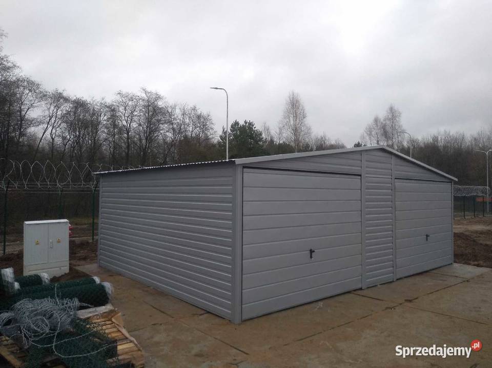 Garaż dwuspadowy 6x5 kolor Mińsk Mazowiecki sprzedam