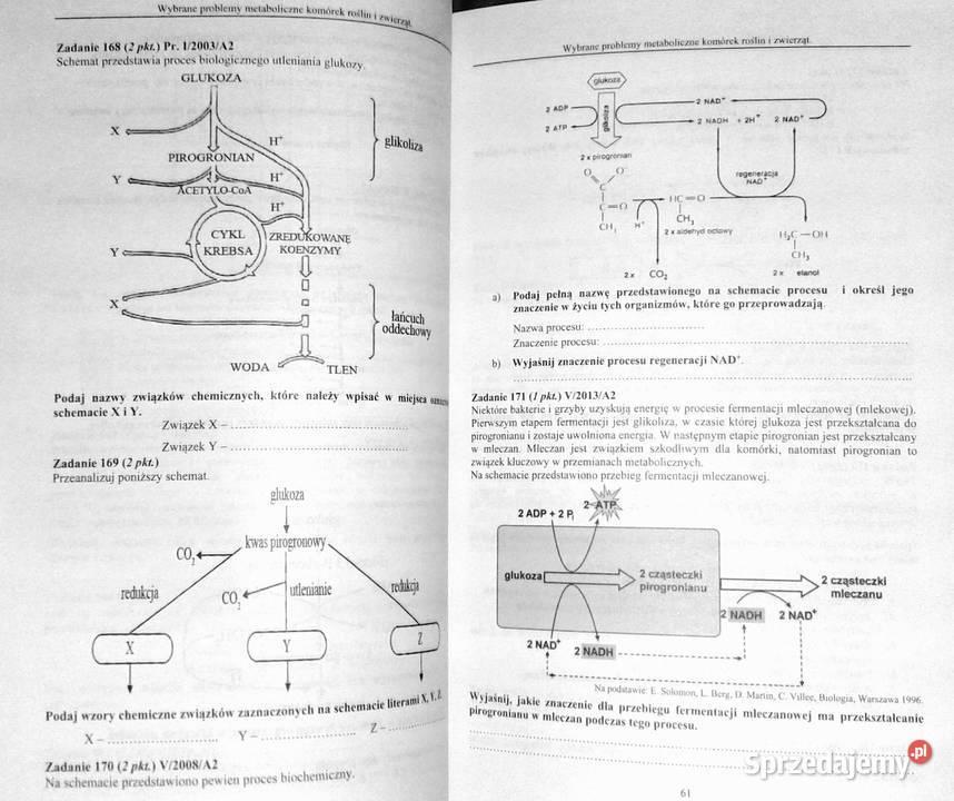 BiologiaTom 2 Zbiór zadań z odpowiedziami lubelskie sprzedam