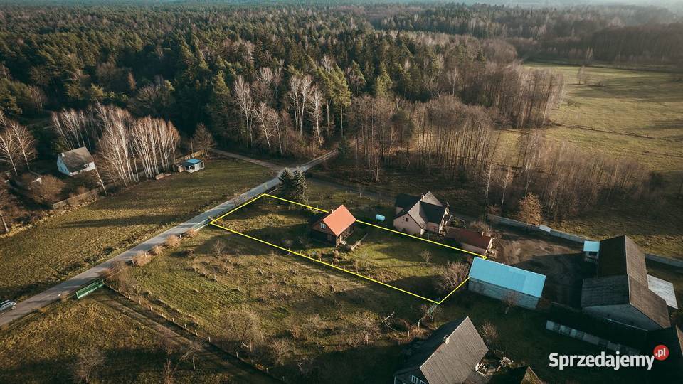 Klimatyczny dom pod lasem OCIĘTE 250 000