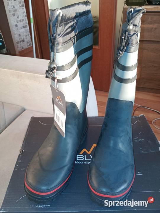 buty 44 kalosze gumowe z wyściółką Bluewear nowe sprzedam